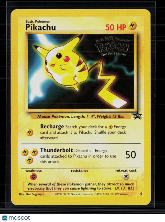 Pokemon 1999 Wizards Pikachu #4