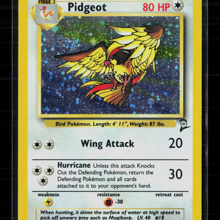 Pokemon 2000 Base Set 2 Pidgeot #14/130