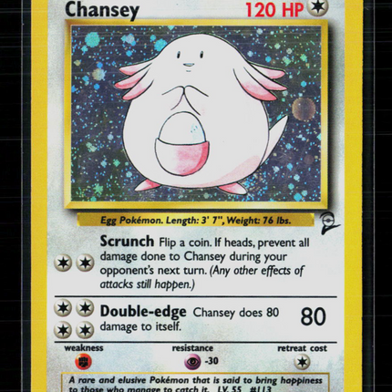 Pokemon 2000 Base Set 2 Chansey #3/130