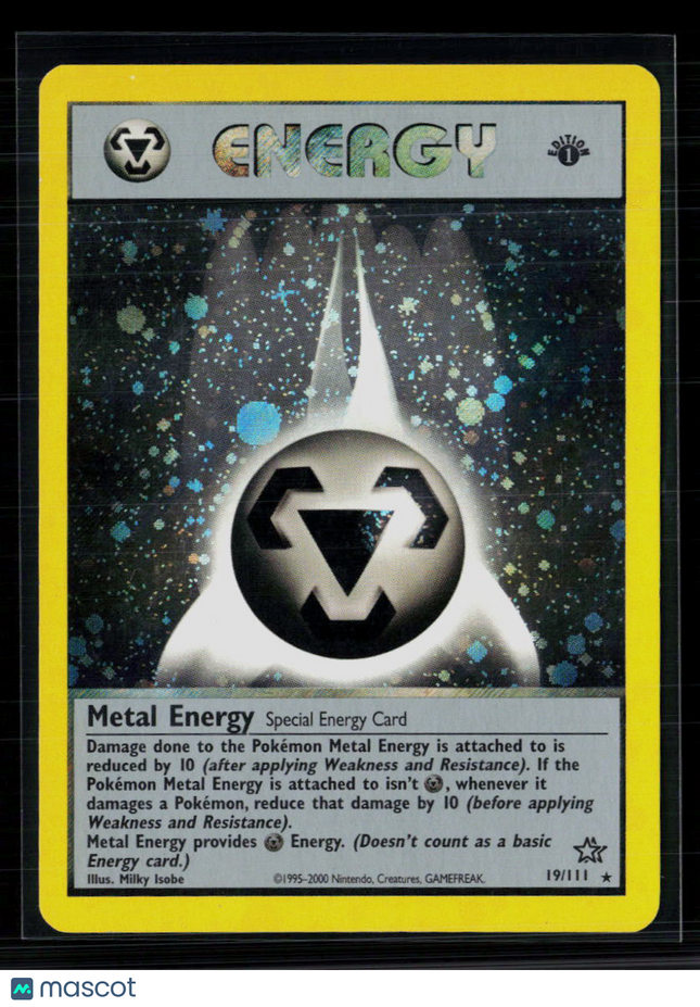 Pokemon 2000 Neo Genesis Metal Energy 1st Edition #19/111