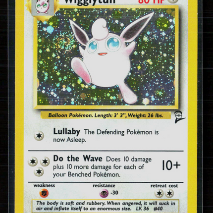 Pokemon 2000 Base Set 2 Wigglytuff #19/130