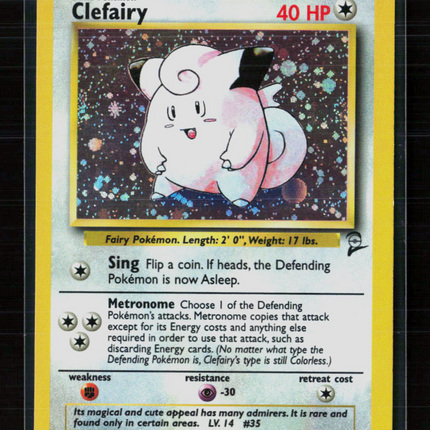 Pokemon 2000 Base Set 2 Clefairy #6/130