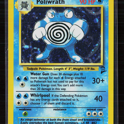 Pokemon 2000 Base Set 2 Poliwrath #15/130