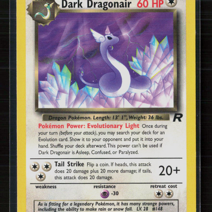 Pokemon 2000 Team Rocket Dark Dragonair #33/82