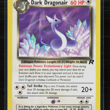 Pokemon 2000 Team Rocket Dark Dragonair #33/82