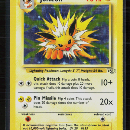 Pokemon 1999 Jungle Jolteon #4/64