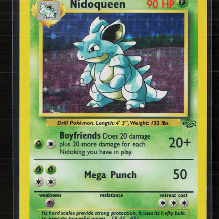 Pokemon 1999 Jungle Nidoqueen #7/64