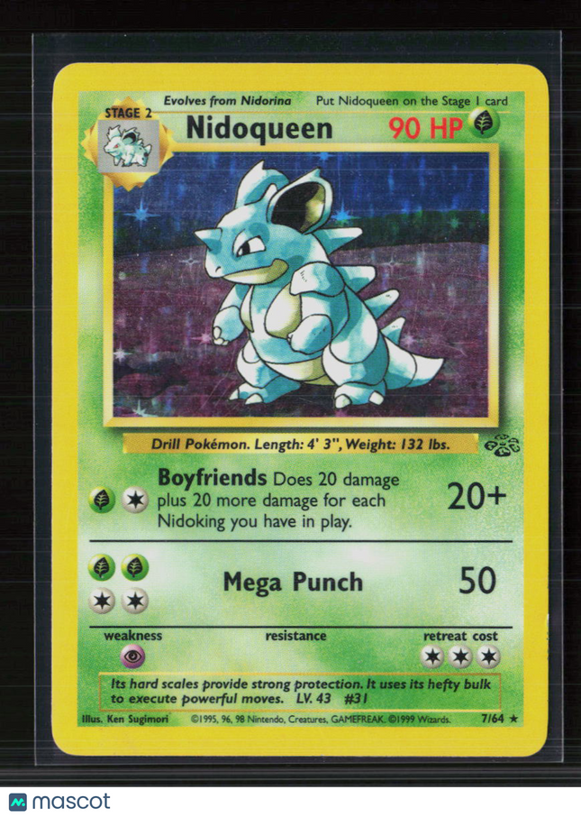 Pokemon 1999 Jungle Nidoqueen #7/64
