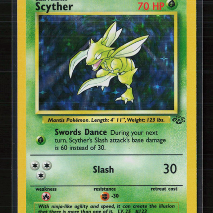 Pokemon 1999 Jungle Scyther #10/64