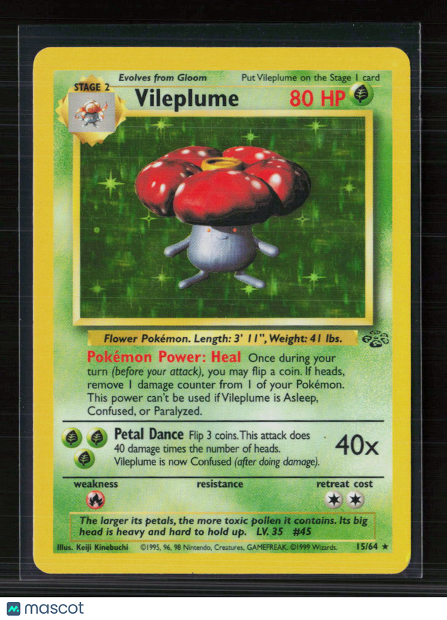 Pokemon 1999 Jungle Vileplume #15/64