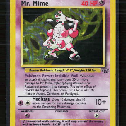 Pokemon 1999 Jungle MR. Mime #6/64