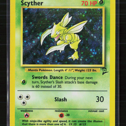 Pokemon 2000 Base Set 2 Scyther #17/130