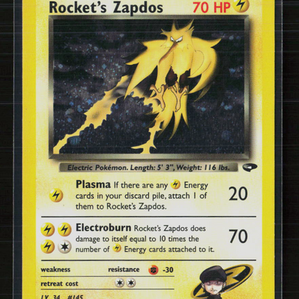 Pokemon 2000 Gym Challenge Rocket's Zapdos #15/132