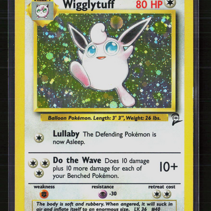 Pokemon 2000 Base Set 2 Wigglytuff #19/130