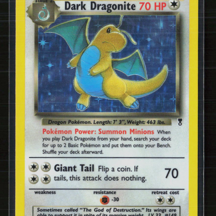 Pokemon 2002 Legendary Collection Dark Dragonite #5/110