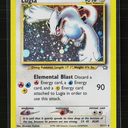 Pokemon 2000 Neo Genesis Lugia #9/111