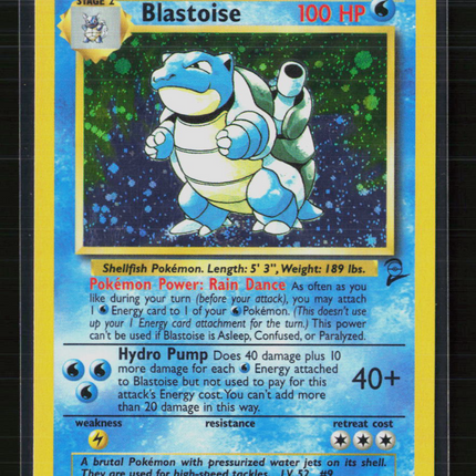 Pokemon 2000 Base Set 2 Blastoise #2/130
