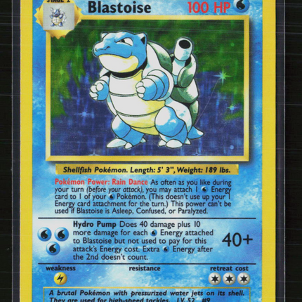 Pokemon 1999 Base Set Blastoise #2/102