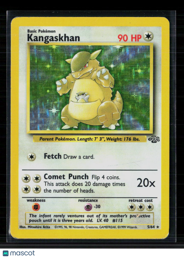 Pokemon 1999 Jungle Kangaskhan #5/64