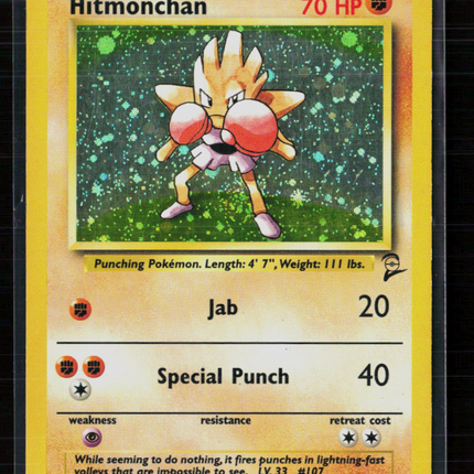 Pokemon 2000 Base Set 2 Hitmonchan #8/130