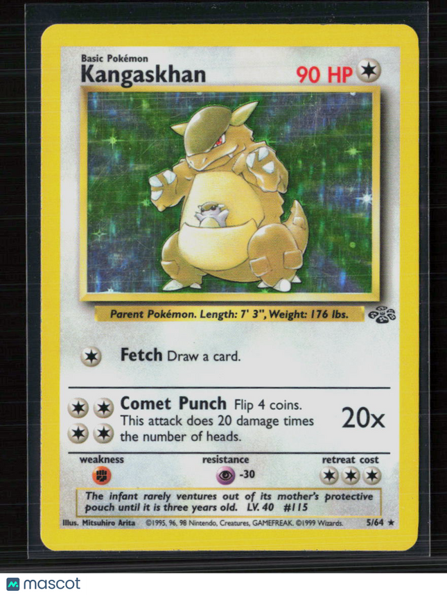 Pokemon 1999 Jungle Kangaskhan #5/64