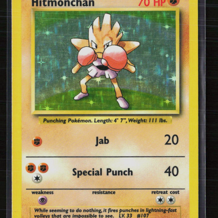 Pokemon 1999 Base Set Hitmonchan #7/102