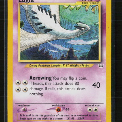 Pokemon 2001 Neo Revelation Lugia #20/64