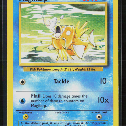 Pokemon 1999 Base Set Magikarp #35/102