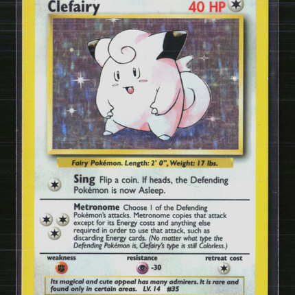 Pokemon 1999 Base Set Clefairy #5/102