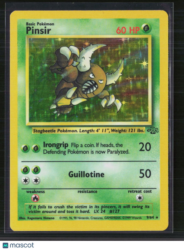Pokemon 1999 Jungle Pinsir #9/64