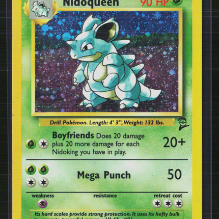 Pokemon 2000 Base Set 2 Nidoqueen #12/130