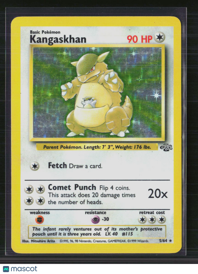 Pokemon 1999 Jungle Kangaskhan #5/64