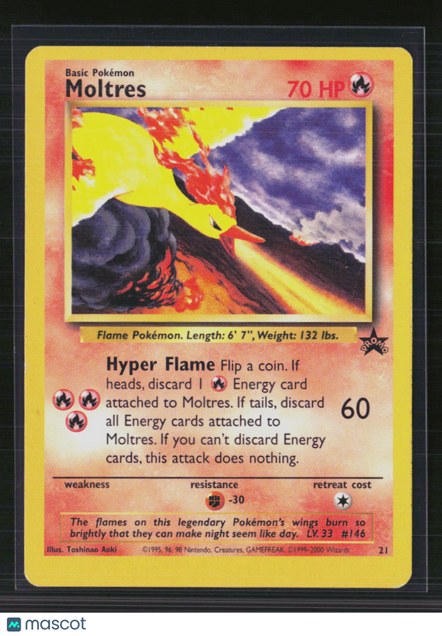 Pokemon 2000 Wizards Moltres #21