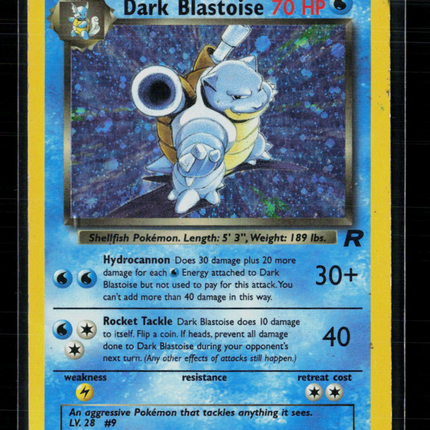 Pokemon 2000 Team Rocket Dark Blastoise #3/82