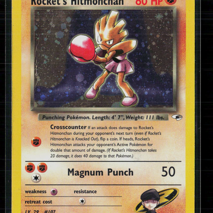 Pokemon 2000 Gym Challenge Rocket's Hitmonchan #11/132