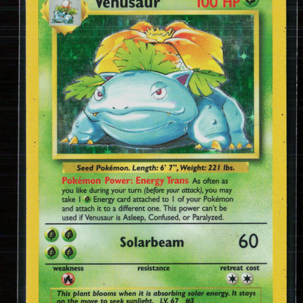 Pokemon 1999 Base Set Venusaur #15/102