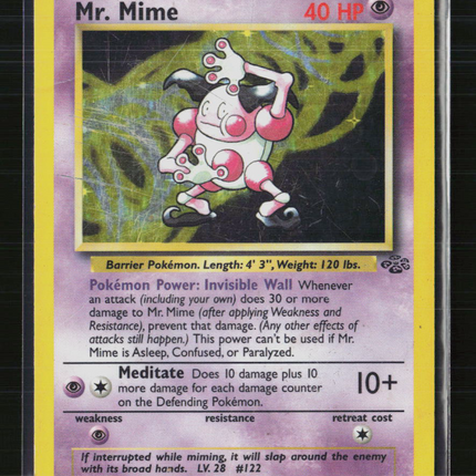 Pokemon 1999 Jungle MR. Mime #6/64