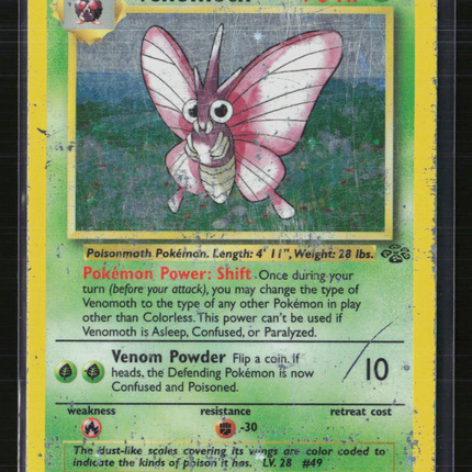 Pokemon 1999 Jungle Venomoth #13/64