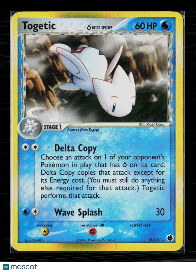 Pokemon 2006 EX Dragon Frontiers Togetic #11/101 Holo