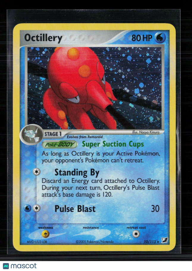 Pokemon 2005 EX Unseen Forces Octillery #10/115