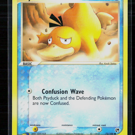 Pokemon 2003 EX Sandstorm Psyduck #73/100