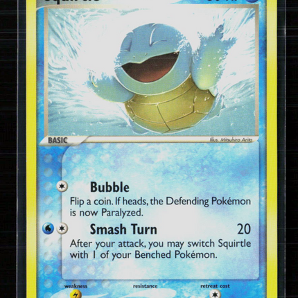 Pokemon 2004 EX FireRed & LeafGreen Squirtle #83/112