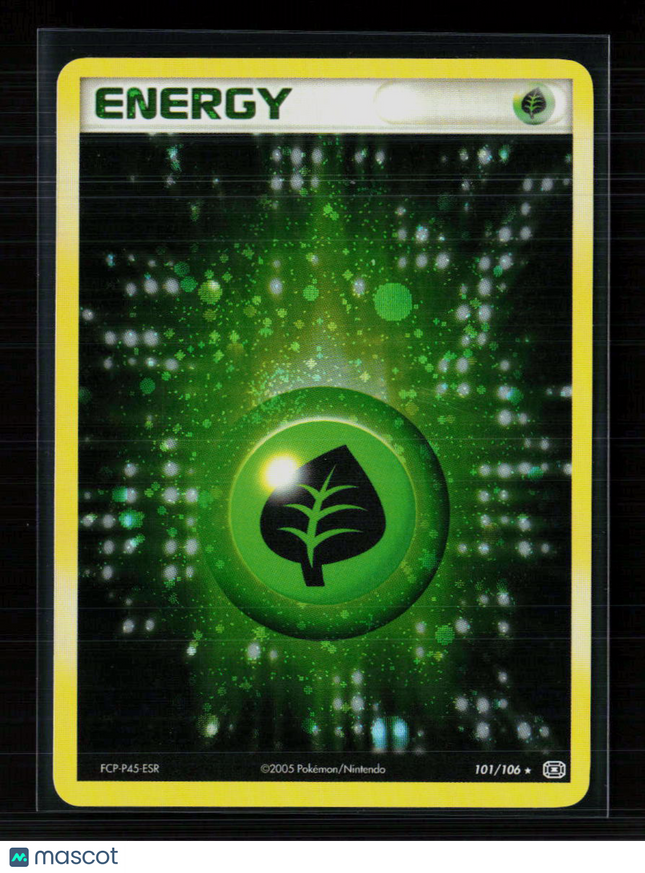 Pokemon 2005 EX Emerald Grass Energy #101/106