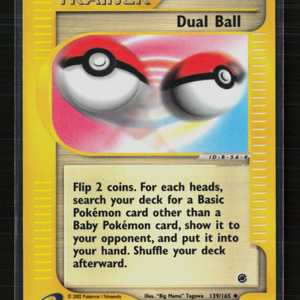 Pokemon 2002 Expedition Base Set Dual Ball #139/165 Reverse Holo