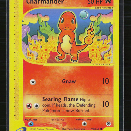 Pokemon 2002 Expedition Base Set Charmander #98/165