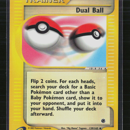 Pokemon 2002 Expedition Base Set Dual Ball #139/165 Reverse Holo