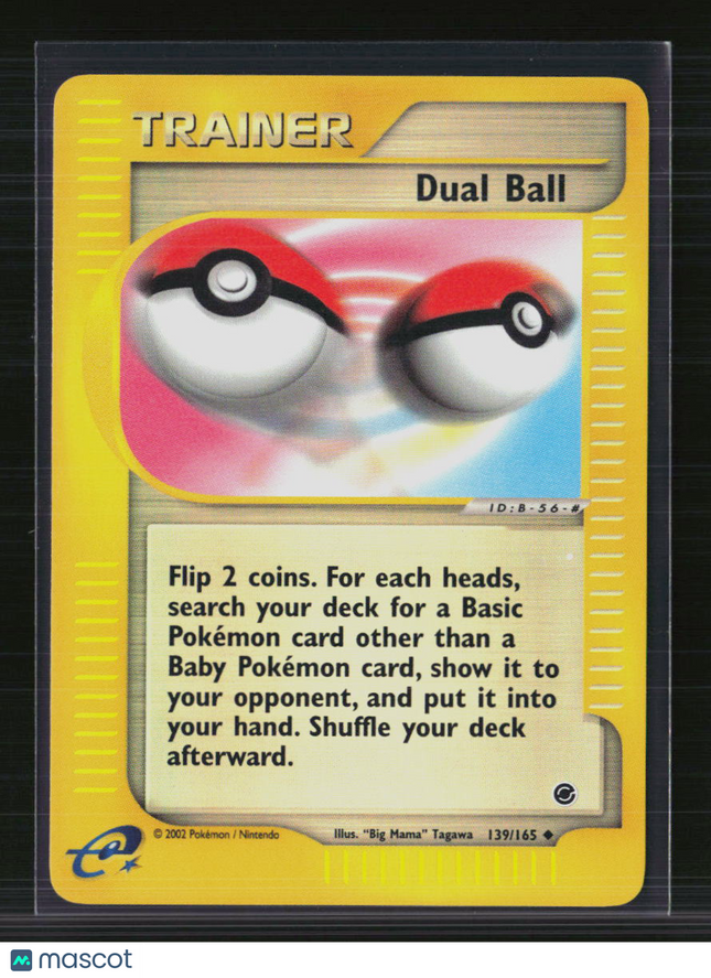 Pokemon 2002 Expedition Base Set Dual Ball #139/165 Reverse Holo