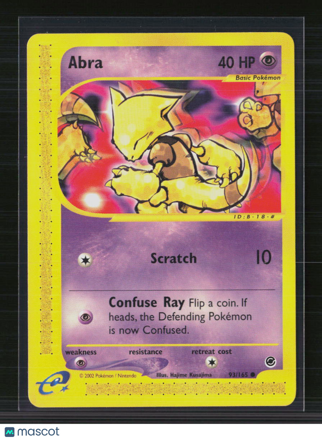 Pokemon 2002 Expedition Base Set Abra #93/165
