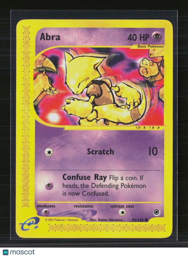 Pokemon 2002 Expedition Base Set Abra #93/165