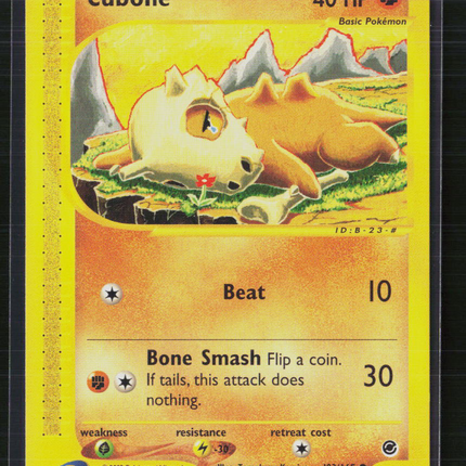Pokemon 2002 Expedition Base Set Cubone #103/165